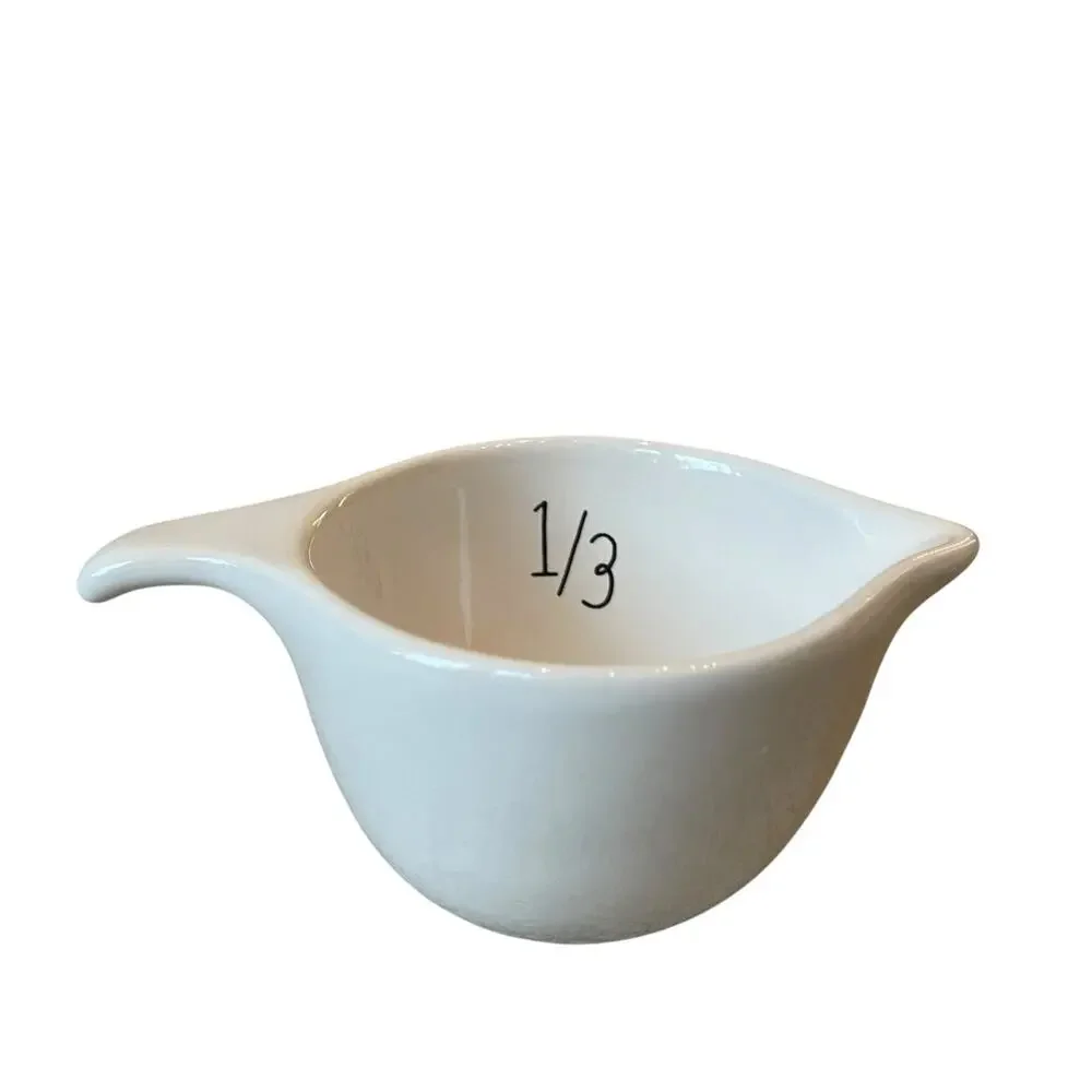 New Rae Dunn Snowman Christmas Nesting Measuring Cups 2023 Kitchen Baking